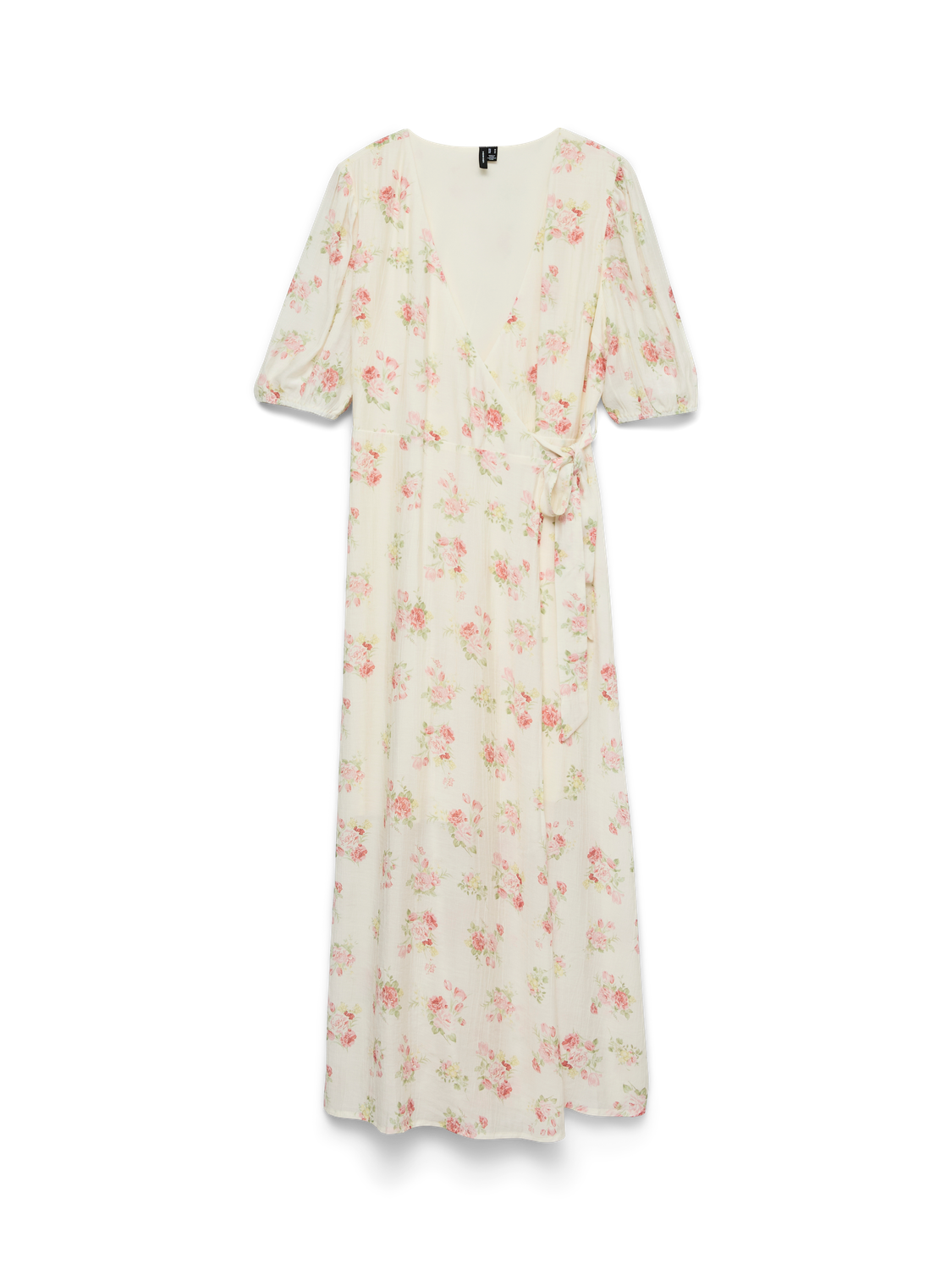 VMBELLA LONG DRESS - Pink Bella Flower